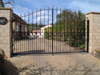 Canadian wrought iron driveway gates in Ontario Canada